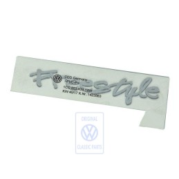 VW Original Folienschriftzug Silber - 1C0853433 1W4