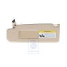 VW Original Sonnenblende Mit Spiegel Und Abdeckung Cream - 1C0857551E 2J6
