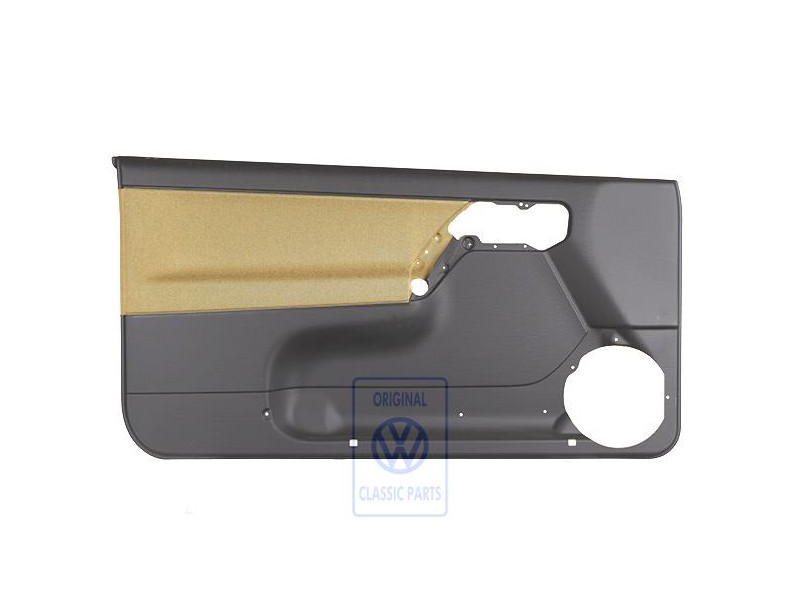 VW Original Türverkleidung (Stoff) Schwarz/Futuragelb - 1E0867011AKHFT