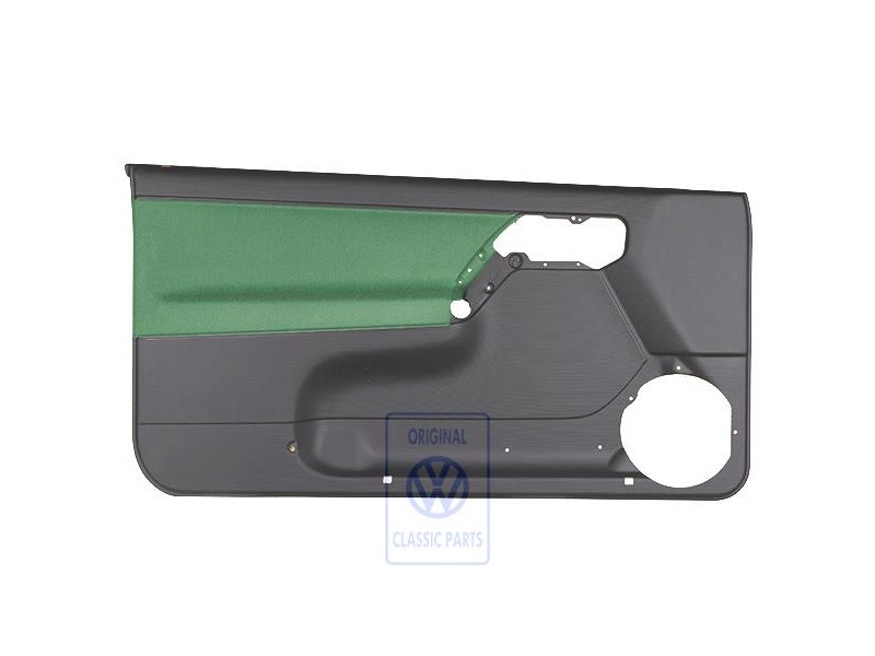 VW Original Türverkleidung (Stoff) Schwarz/Cosmicgrün - 1E0867011ANHFQ