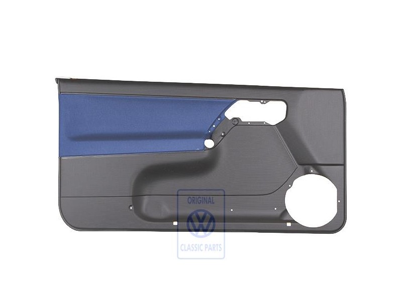 VW Original Türverkleidung (Stoff) Schwarz/Orbitblue - 1E0867011ANHFR