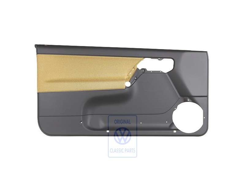 VW Original Türverkleidung (Stoff) Schwarz/Futuragelb - 1E0867011ANHFT