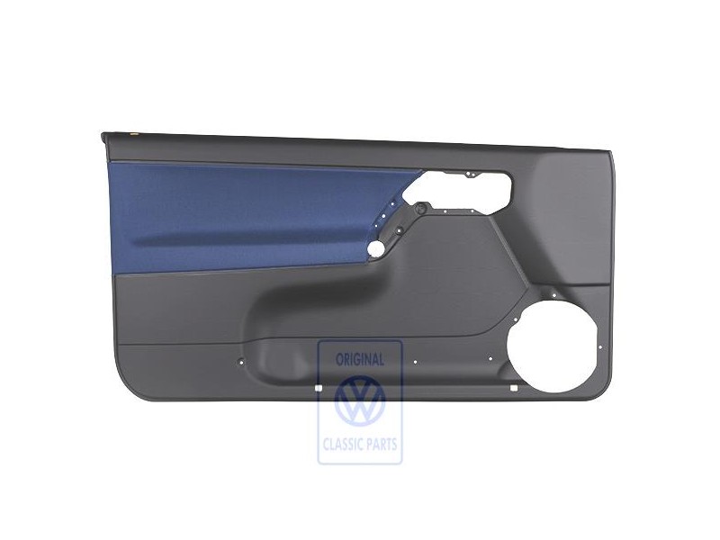 VW Original Türverkleidung (Stoff) Schwarz/Orbitblue - 1E0867012AKHFR