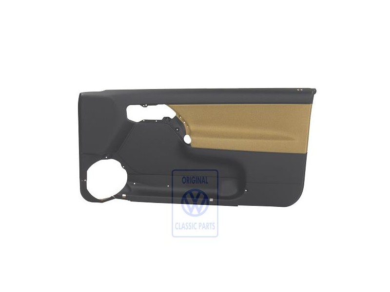 VW Original Türverkleidung (Stoff) Schwarz/Futuragelb - 1E0867012AKHFT