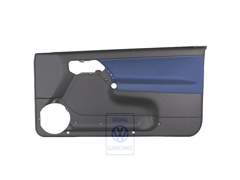 VW Original Türverkleidung (Stoff) Schwarz/Orbitblue - 1E0867012ANHFR
