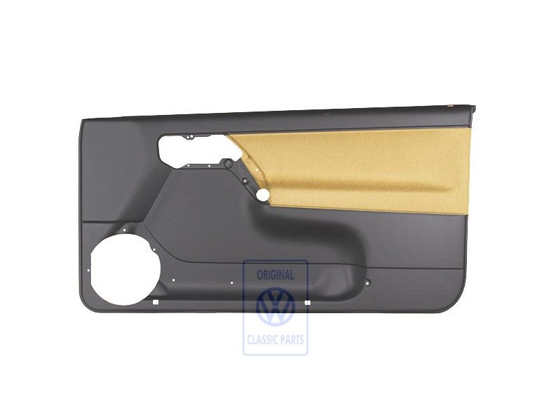 VW Original Türverkleidung (Stoff) Schwarz/Futuragelb - 1E0867012ANHFT