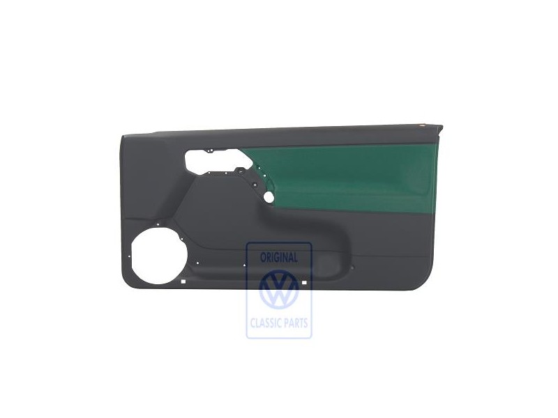 VW Original Türverkleidung (Stoff) Schwarz/Grün - 1E0867012ATLZS