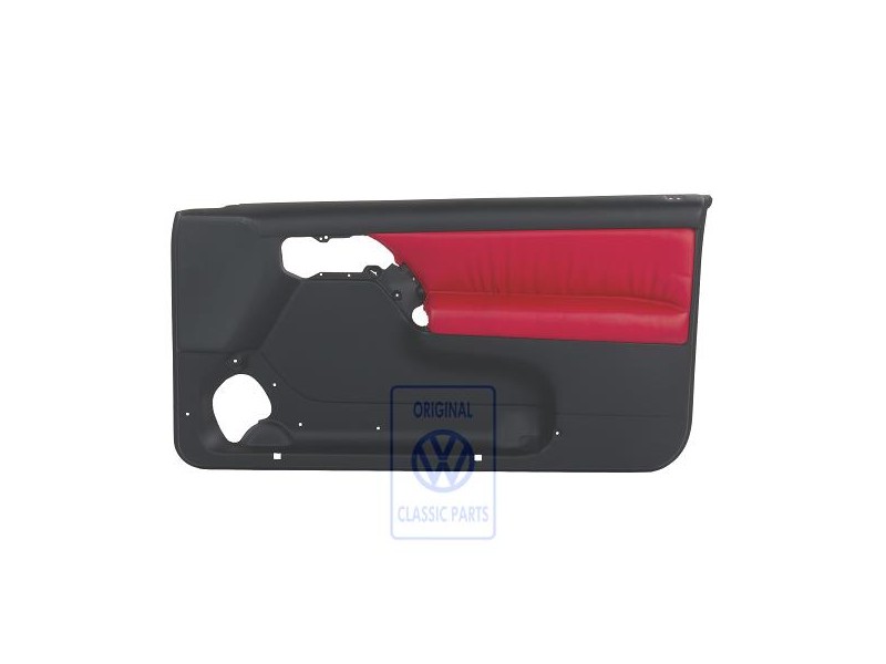 VW Original Türverkleidung (Leder/Kunstleder) Schwarz - 1E0867012F EAS