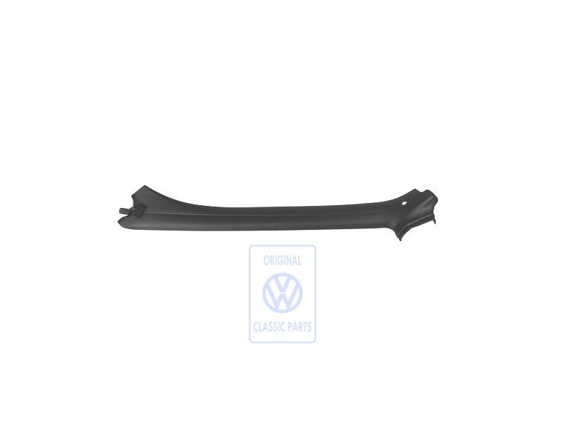 VW Original A-Säulen-Verkleidung Satinschwarz - 1E0867233 B41