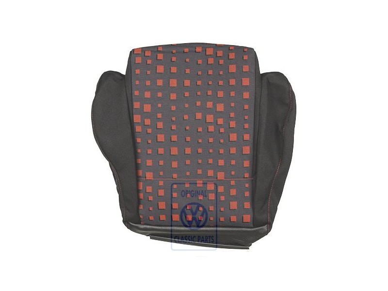 VW Original Sitzbezug (Stoff) Schwarz/Tropicorange - 1E0881405ALGUT