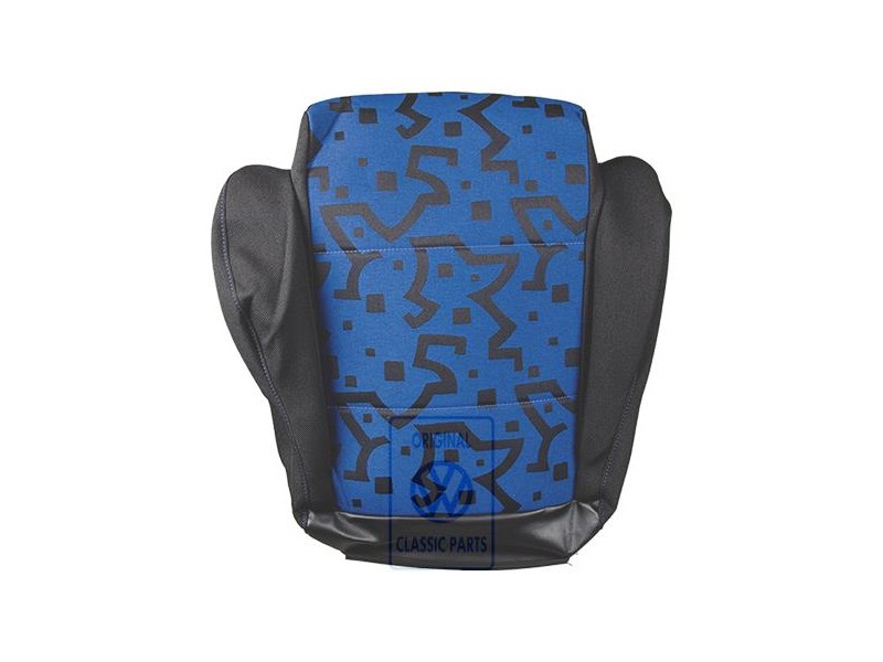 VW Original Sitzbezug (Stoff) Jazzblue/Schwarz - 1E0881405H HPU