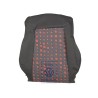 VW Original Lehnenbezug (Stoff) Schwarz/Tropicorange - 1E0881805ALGUT