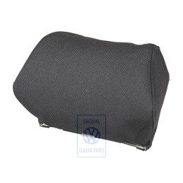 VW Original Kopfstützenbezug (Stoff) Schwarz/Blau - 1E0881921G GUF