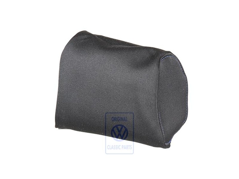 VW Original Kopfstützenbezug (Stoff) Schwarz/Blau - 1E0881921Q LJP