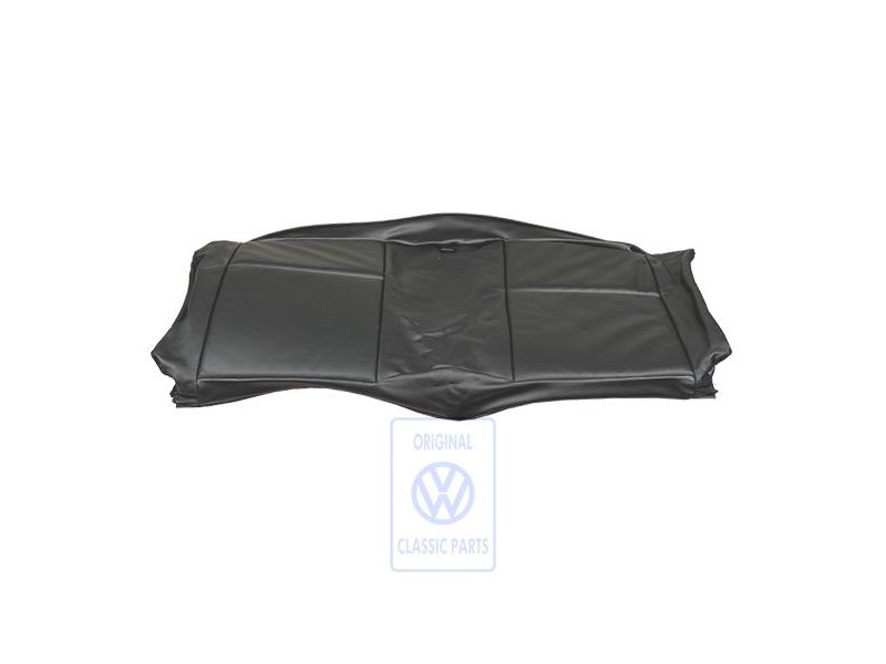 VW Original Lehnenbezug (Leder/Kunstleder) Schwarz - 1E0885805G CLP