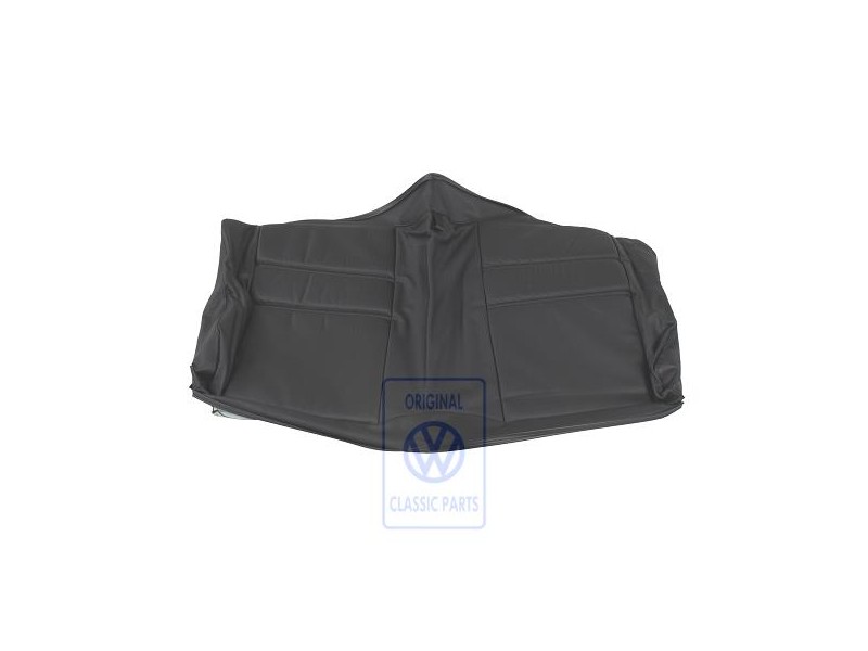 VW Original Lehnenbezug (Leder/Kunstleder) Schwarz - 1E0885805K CLP