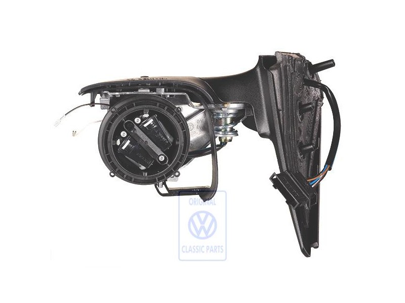 VW Original Aussenspiegelgehäuse Satinschwarz - 1E1857508E 01C