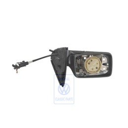 VW Original Aussenspiegelgehäuse Satinschwarz - 1E2857507 01C