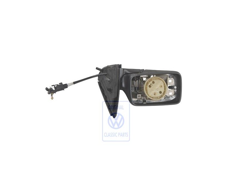 VW Original Aussenspiegelgehäuse Satinschwarz - 1E2857507 01C