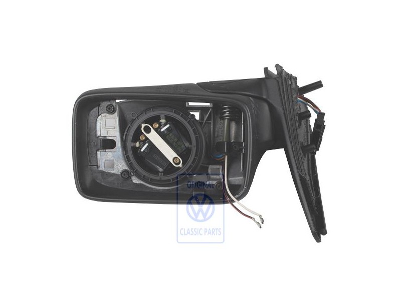 VW Original Aussenspiegelgehäuse Satinschwarz - 1E2857508A 01C