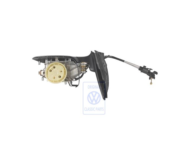 VW Original Aussenspiegelgehäuse Satinschwarz - 1E2857508B 01C