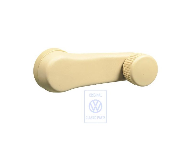 VW Original Fensterkurbel Cremebeige - 1H0837581D 3PT
