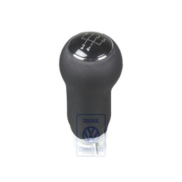 VW Original Schalthebelknopf (Leder) Schwarz - 1J0711141M E74