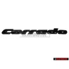 VW Original CORRADO Hinten Schriftzug Emblem Logo Schwarz - 535853687