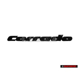 VW Original CORRADO Hinten Schriftzug Emblem Logo Schwarz - 535853687