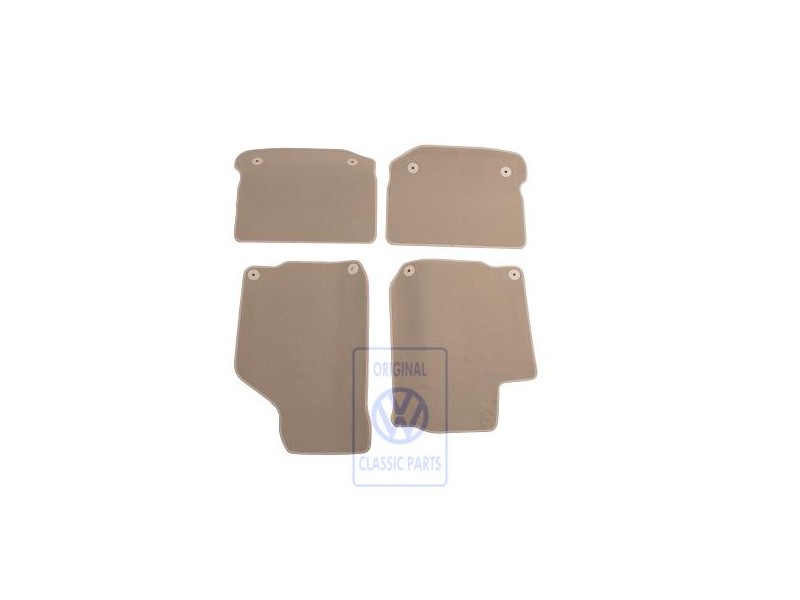 VW Original 1 Satz Fussmatten Hellbeige - 1J1863011AAHZF