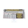 VW Original Kennschild Für Reifendruck - 1K0010658F