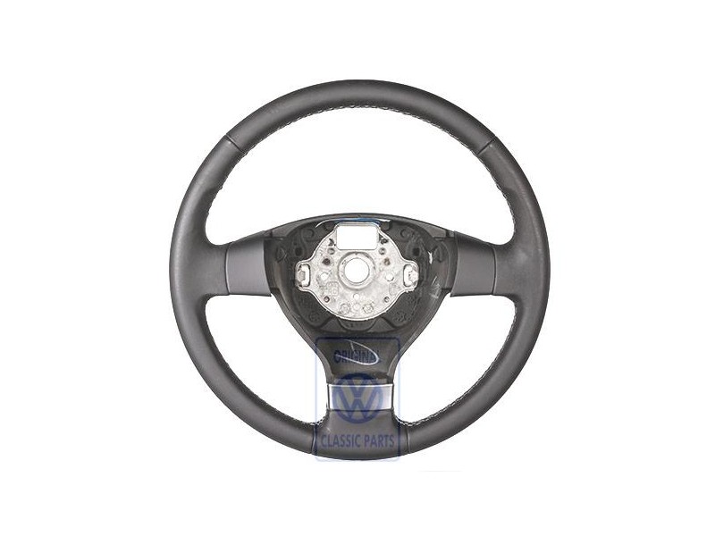 VW Original Lenkrad (Leder) Lichtgrau - 1K0419091EQYRB