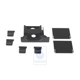 VW Original 1 Satz Adapterteile Satinschwarz - 1K0868003D 9B9