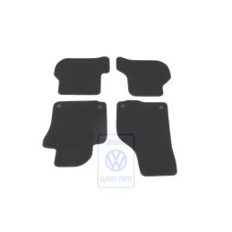 VW Original 1 Satz Fussmatten Schwarz/Silbergrau - 1K1863011R RII