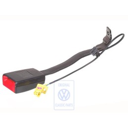 VW Original Gurtschloss Satinschwarz/Feuerrot - 1K4857755J QVZ
