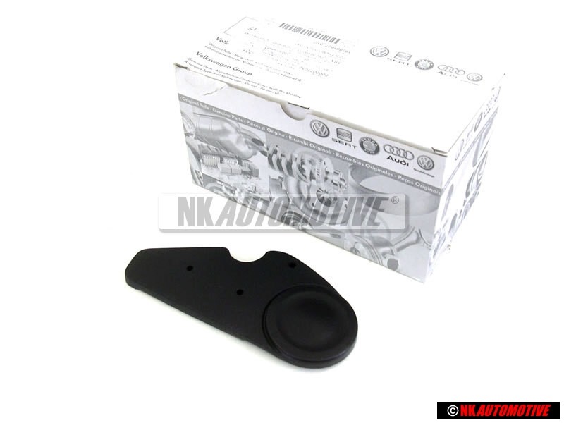 VW Original Verkleidung ohne Loch Satinschwarz- 191881478 LX6