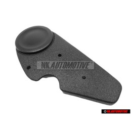 VW Original Verkleidung ohne Loch Satinschwarz- 191881478 LX6