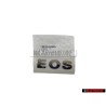 VW Original EOS Hinten Schriftzug Emblem Logo Chrom - 1Q0853687 739
