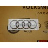 Audi Original Ringe Hinten Schriftzug Emblem Logo Zeichen Chrom - 8K9853742A 2ZZ