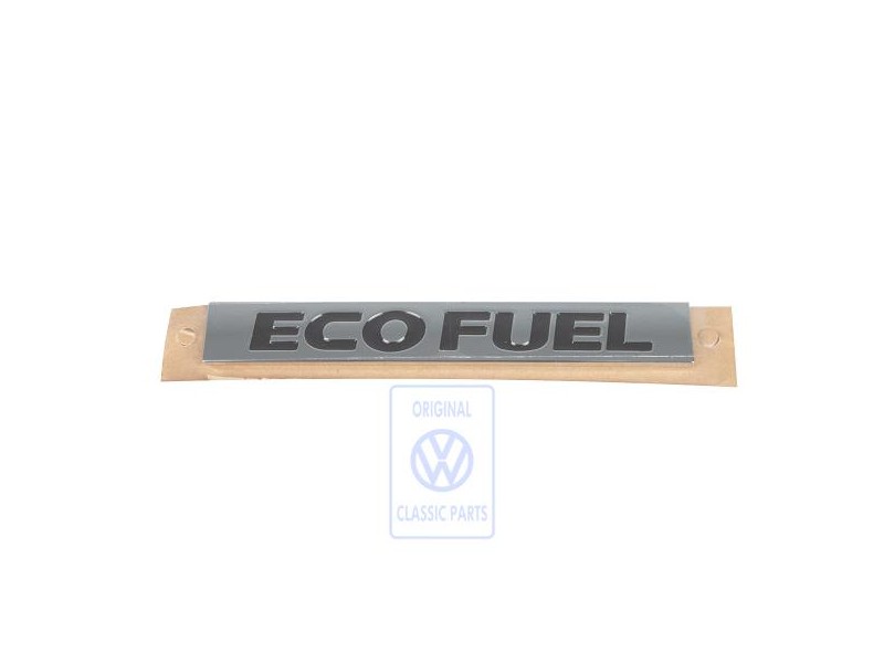 VW Original Schriftzug Chromfarben/Schwarz - 1T0853675AHFXC