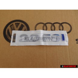 VW Original 2.0 FSI Hinten Schriftzug Emblem Logo Chrom Blau - 1T0853675 HCE