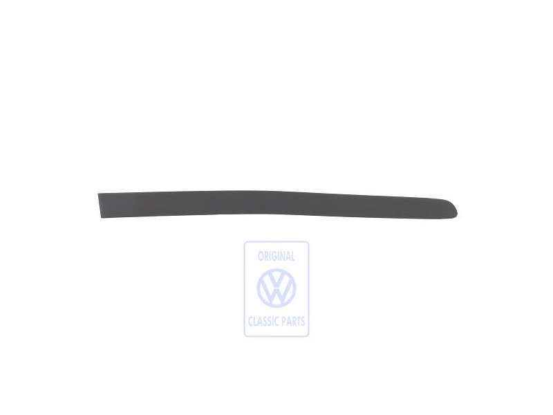 VW Original Schutzleiste Für Tür Satinschwarz - 1T0853754B 9B9