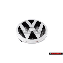 VW Original Vorne Kühlergrill Emblem Logo Zeichen Chrom - 1T0853601A
