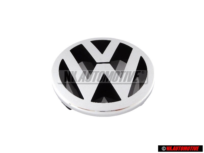 VW Original Vorne Kühlergrill Emblem Logo Zeichen Chrom - 1T0853601A