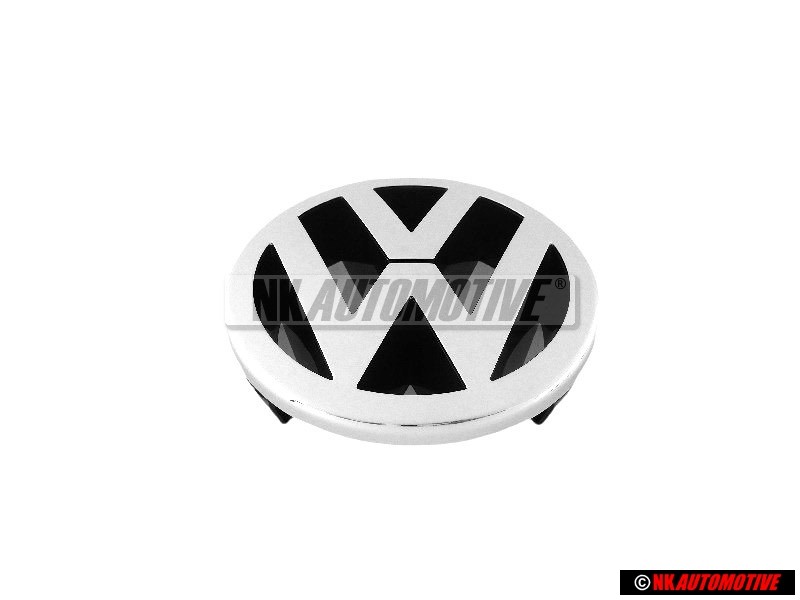 VW Original Vorne Kühlergrill Emblem Logo Zeichen Chrom - 1T0853601