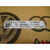 VW Original Kennschild Oktan min. 