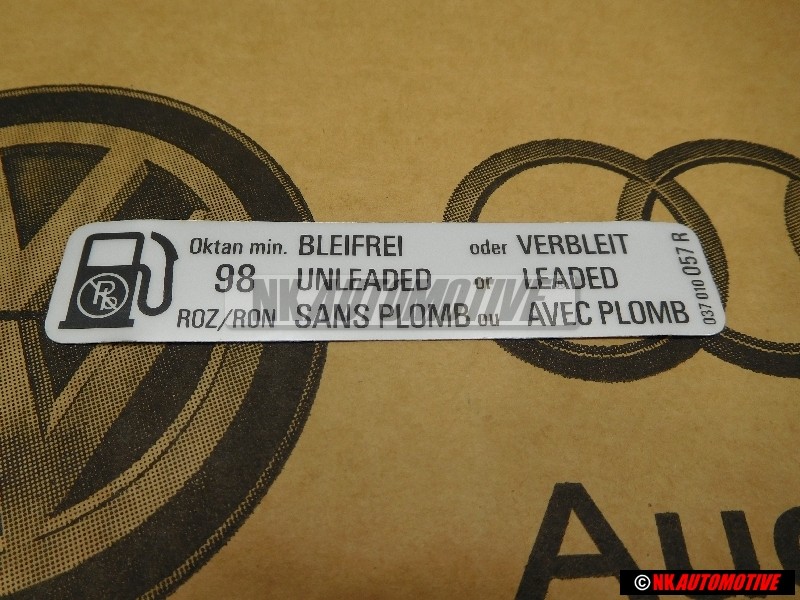 VW Original Kennschild '98 ROZ/RON' - 251010013R