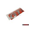 VW Original GTI Hinten Schriftzug Emblem Logo Chrom Rot - 377853687CK