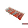 VW Original GTI Hinten Schriftzug Emblem Logo Chrom Rot - 377853687CK