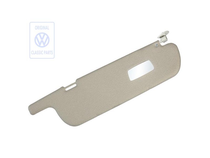 VW Original Sonnenblende Mit Spiegel Graubeige - 255857552A 2AW